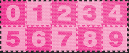 Sun Ta 12'-10pcs Number Mat (0-9)