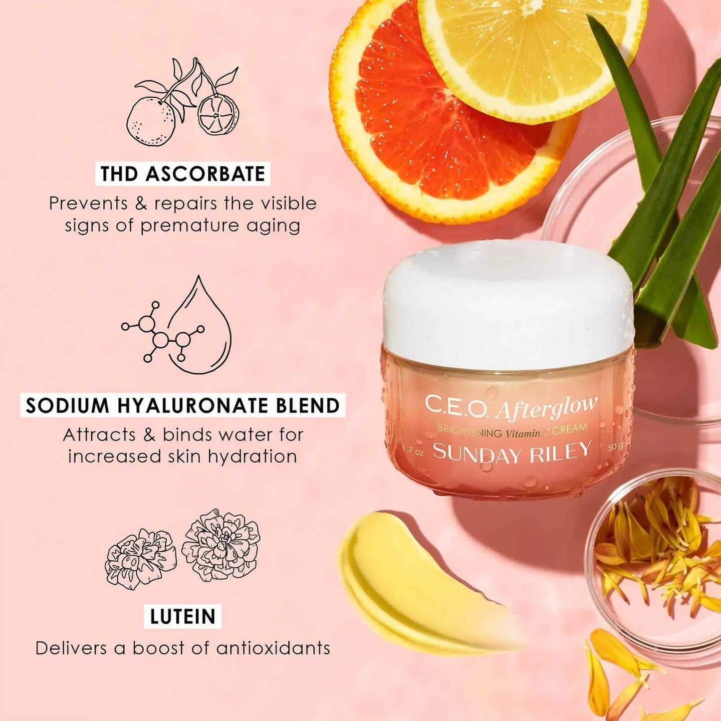 SUNDAY RILEY Beauty Sunday Riley C.E.O. AfterGlow Brightening Vitamin C Cream 50ml