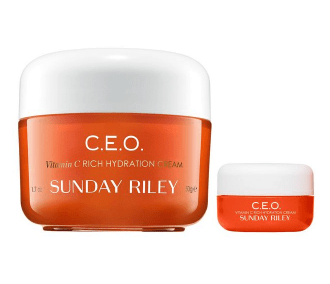 SUNDAY RILEY C.E.O. Vitamin C Rich Hydration Cream Little and Large( 50g, 15g )