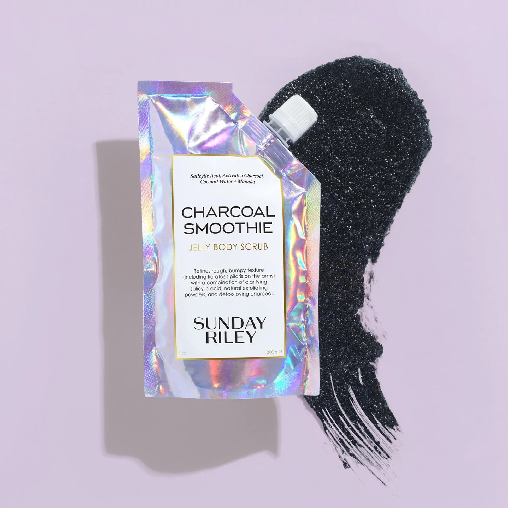 SUNDAY RILEY Beauty SUNDAY RILEY Charcoal Smoothie Jelly Body Scrub 200g