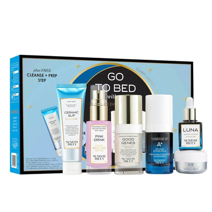 SUNDAY RILEY Beauty Sunday Riley Go To Bed With Me Complete Evening Routine Skincare Set