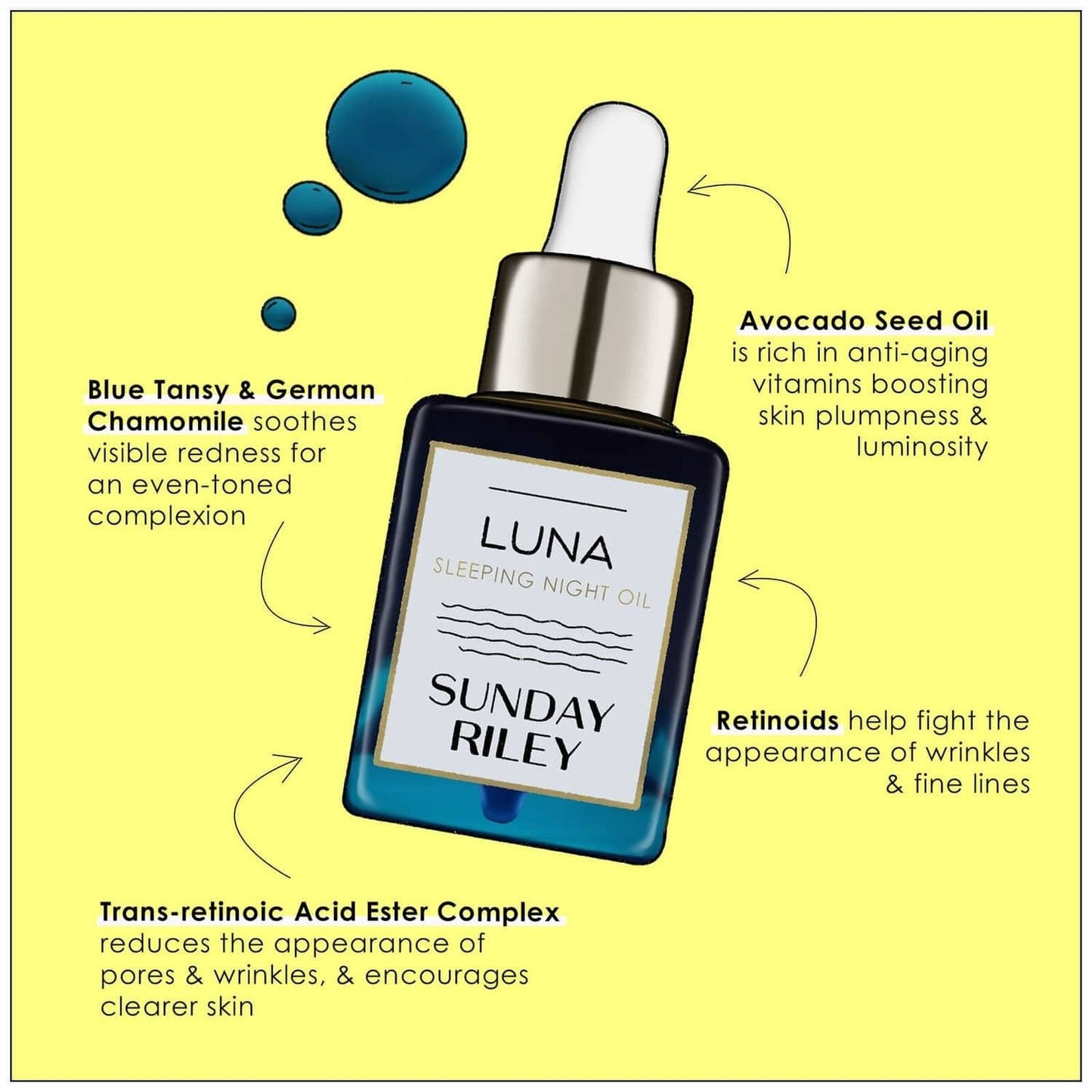 SUNDAY RILEY Beauty Sunday Riley Luna Sleeping Night Oil 35ml