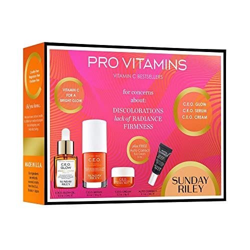 SUNDAY RILEY Beauty Sunday Riley Pro Vitamins Vitamin C Bestsellers Kit