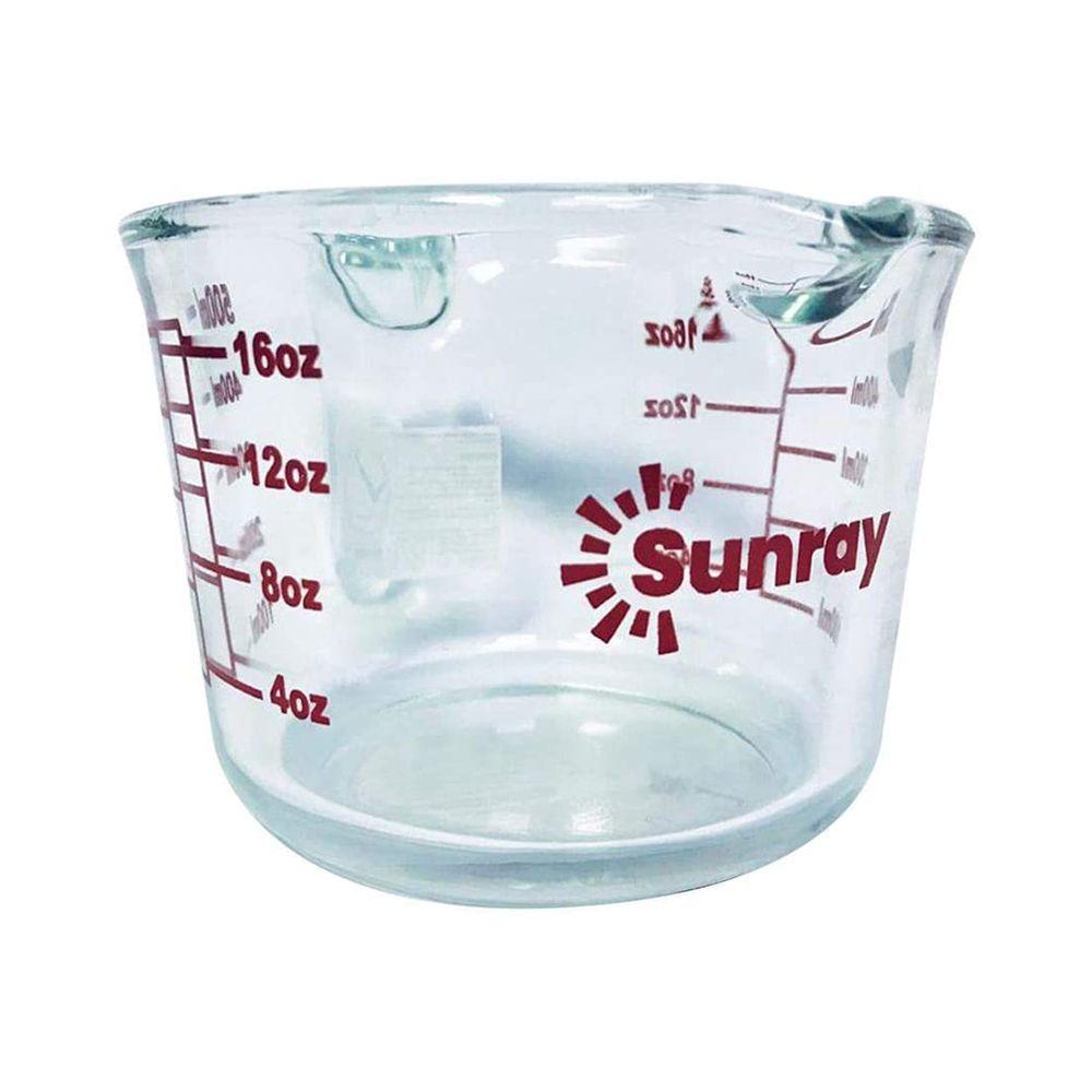 Sunray Home & Kitchen Sunray Glass Measuring Cup 1000Ml - (SRMC1000)