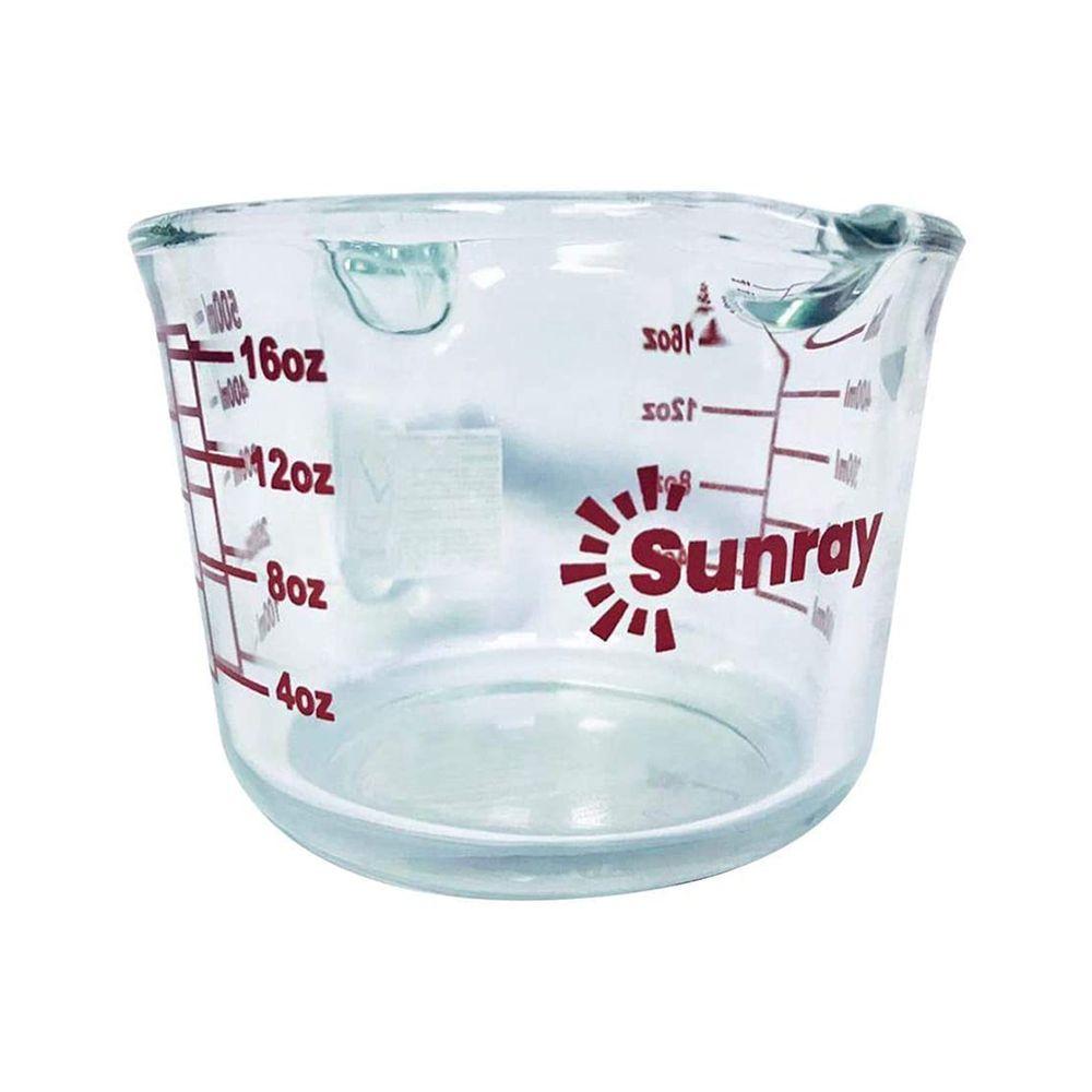 Sunray Home & Kitchen Sunray Glass Measuring Cup 250Ml - (SRMC250)