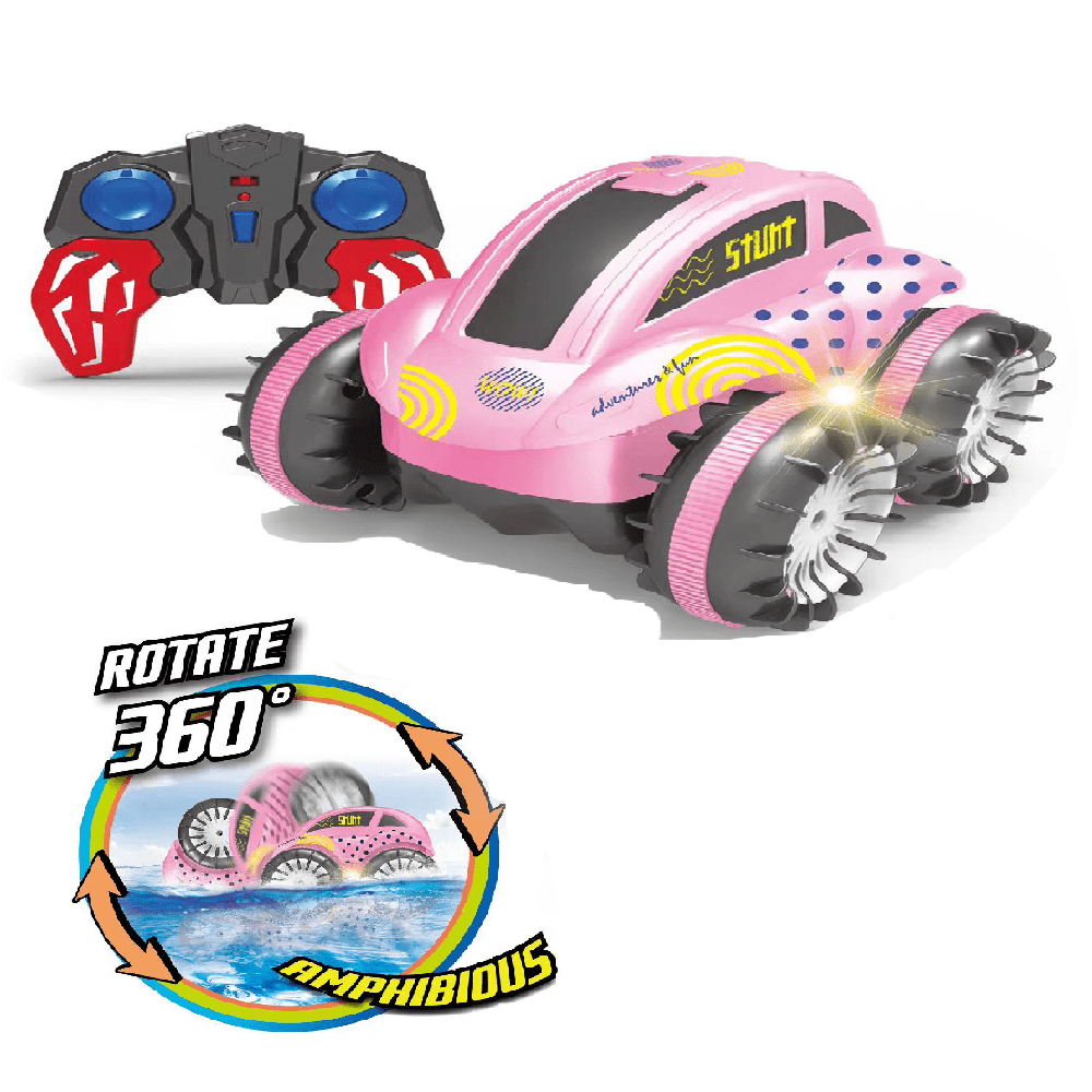 SUPER WALKER Toys SUPER WALKER  5CH RC Amphibious Small Powder Beetle Special Effect Car