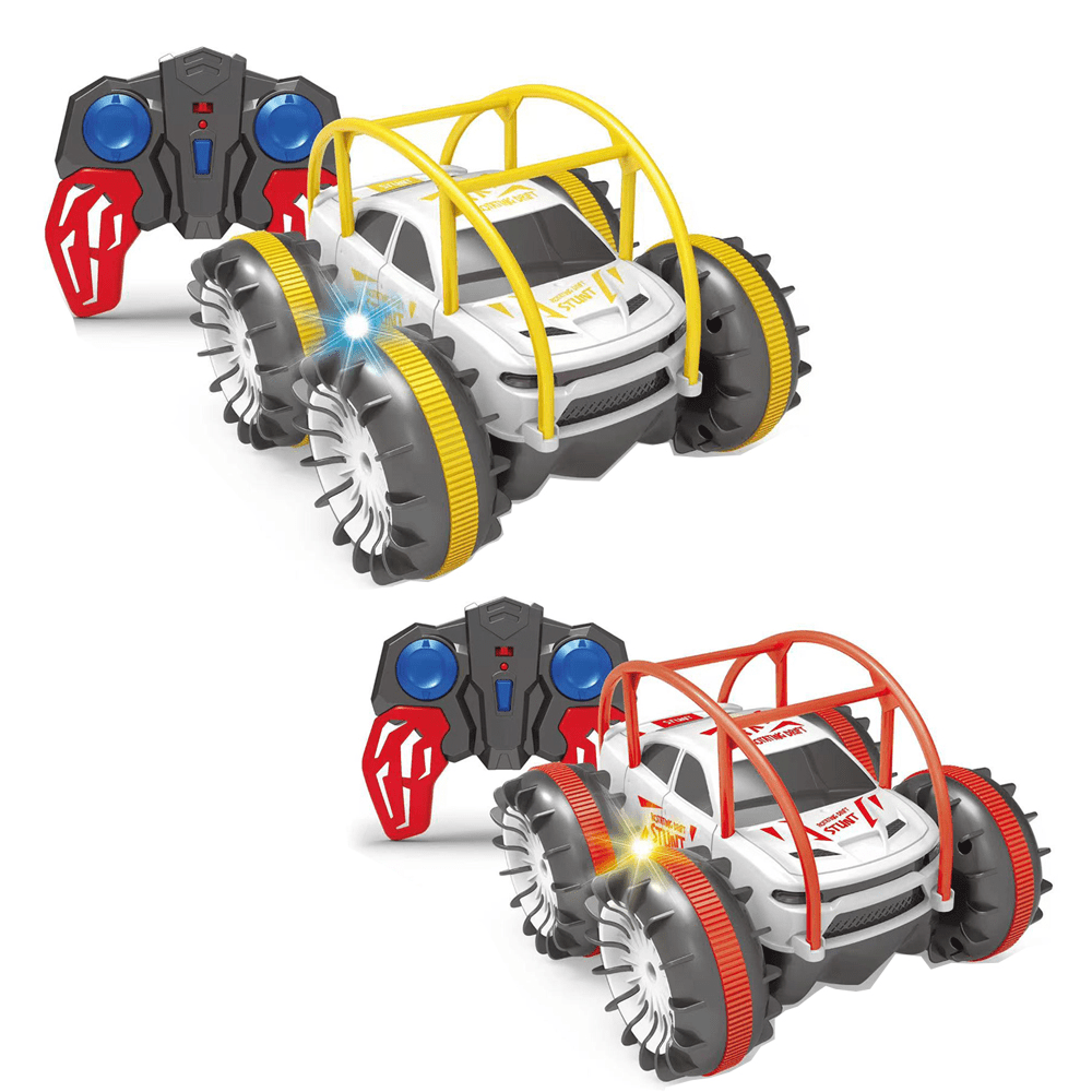 SUPER WALKER Toys SUPER WALKER 5CH RC Amphibious Small Tipping Bucket Stunt Car