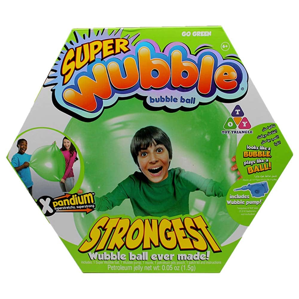 Super Wubble Toys Super Wubble Bubble Ball Boing Green