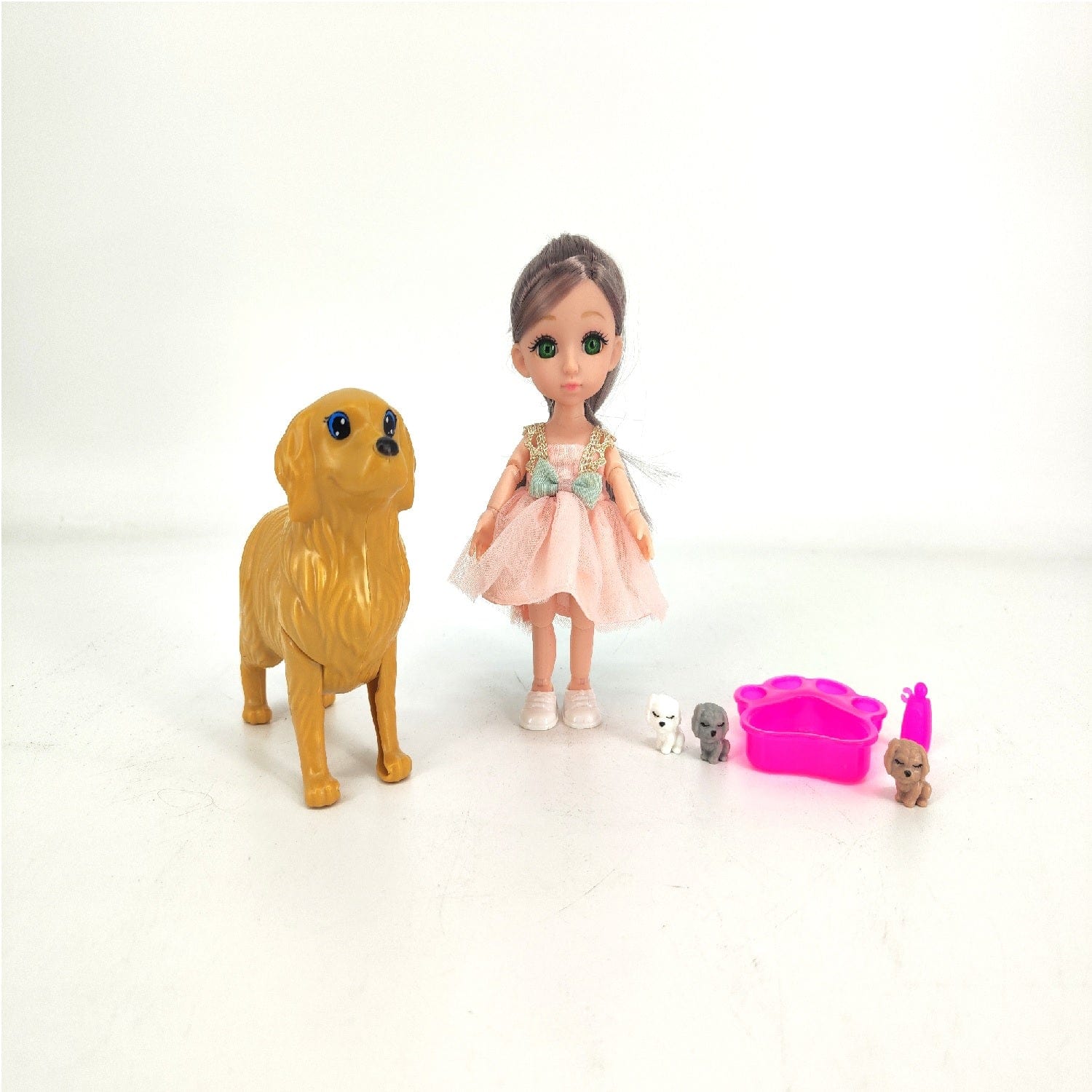 Sweet Annie Toys Sweet Annie 6" Doll  Dog Pet Playset