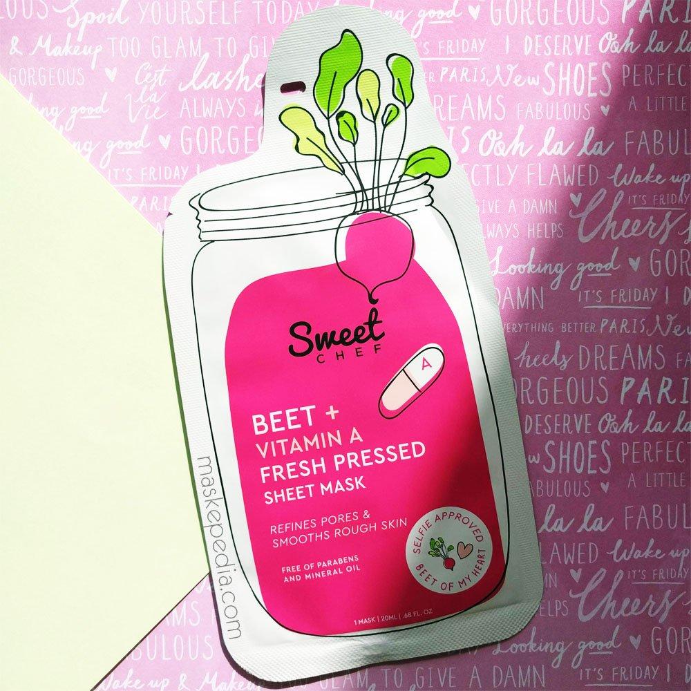 Sweet Chef Beauty Sweet Chef Beet+Vaitamin A Sheet Mask 20ml