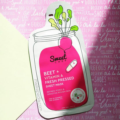 Sweet Chef Beauty Sweet Chef Beet+Vaitamin A Sheet Mask 20ml