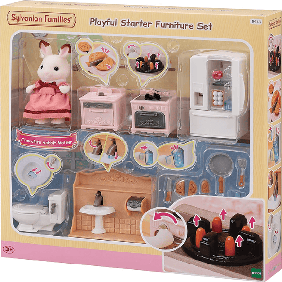 Sylvanian Families Dollhouse Accessories Sylvanian Families Playful Starter Funiture Set