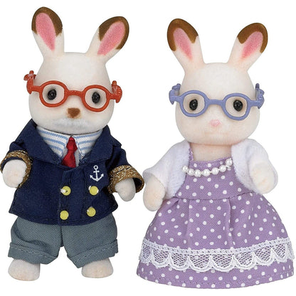 Sylvanian Families Toys Sylvanian Chocolate Rabbit Grandparents