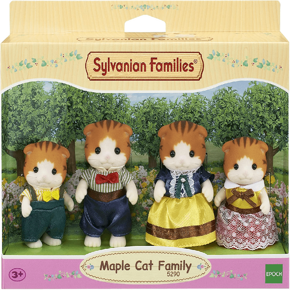Sylvanian Families Toys Sylvanian Maple Cat Family