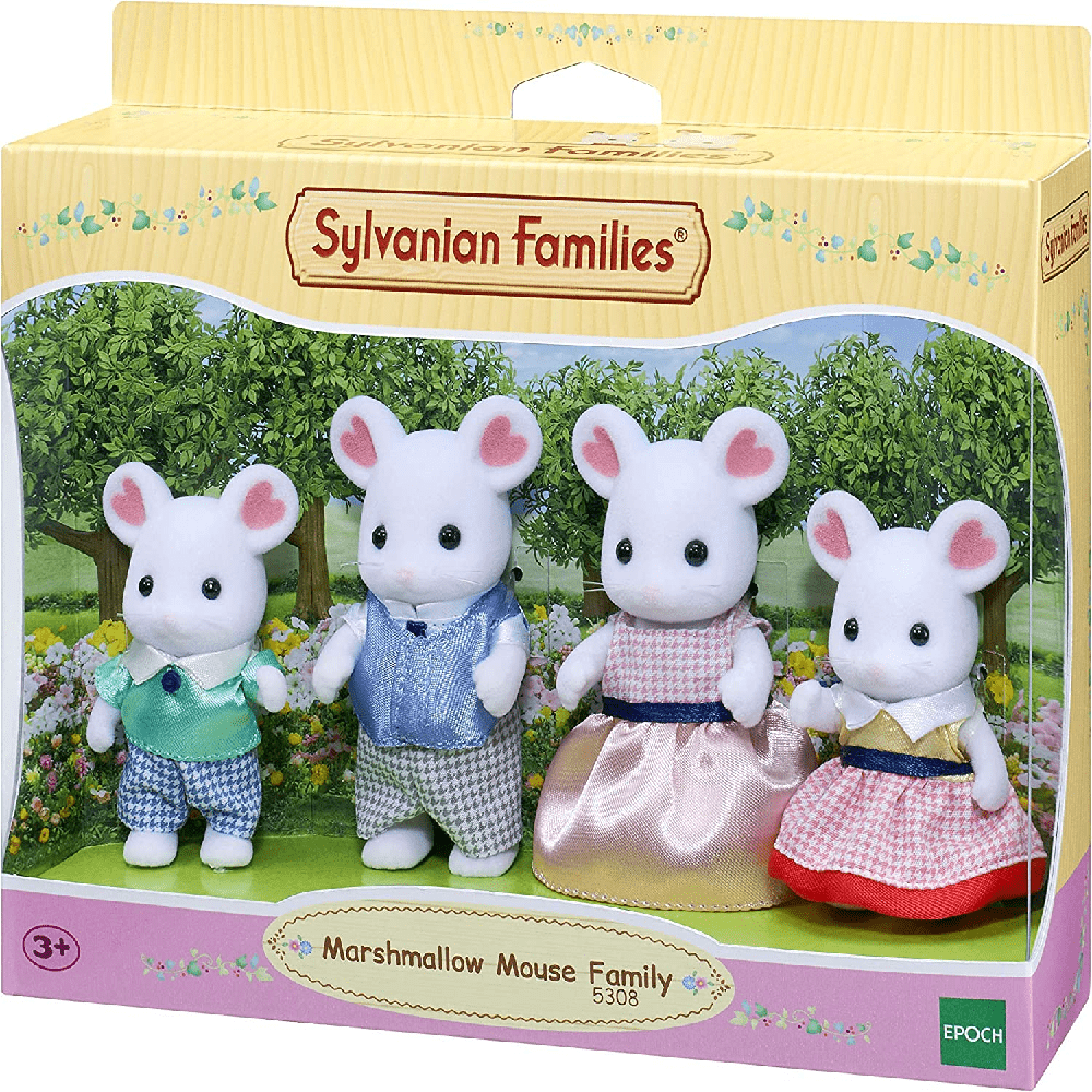 Sylvanian Families Toys Sylvanian Marshmallow Mouse Family