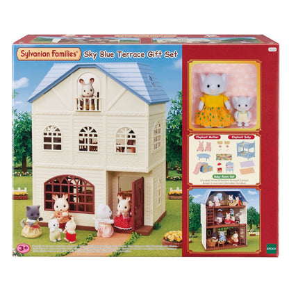 Sylvanian Families Toys Sylvanian Sky Blue Terrace Gift Set