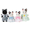 Sylvanian Families Toys Sylvanian Tuxedo Cat Family