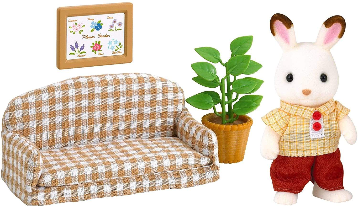 SYLVANIAN Toys SYLVANIAN CHOCOLATE RABBIT FATHER SET