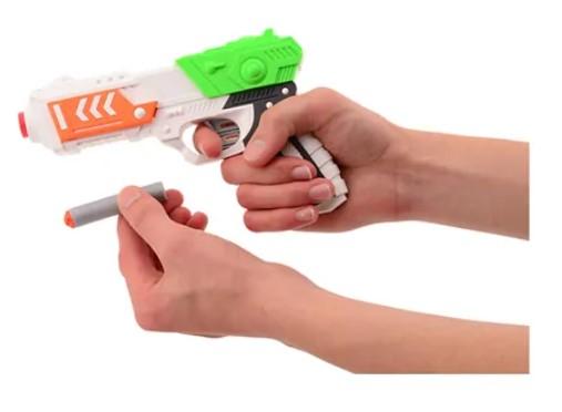 Tack Pro Toys Tack Pro Slider Foam Blaster Gun with 6 Darts - Multi Color