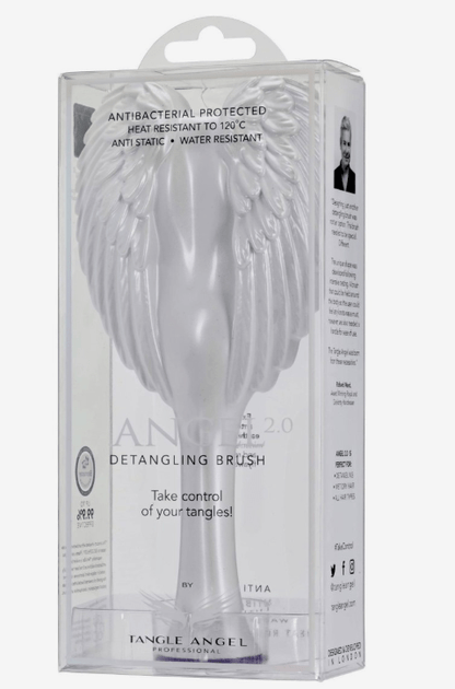 Tangle Angel Hair Brush Glossy White