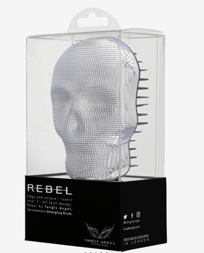 Tangle Angel Hair Brush Silver Light Grey