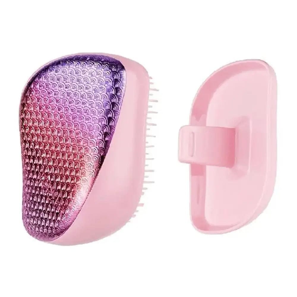 Tangle Teezer Beauty Compact Styler - Mermaid - Pink / Peach (Sunset Pink)