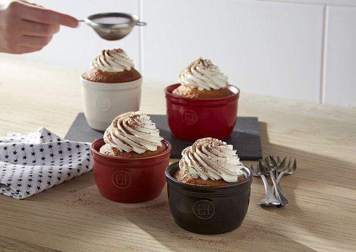 Tavola Cookware & Ovenware Emile Henry Cream Ramekin, 9.5cm (Set of 2)