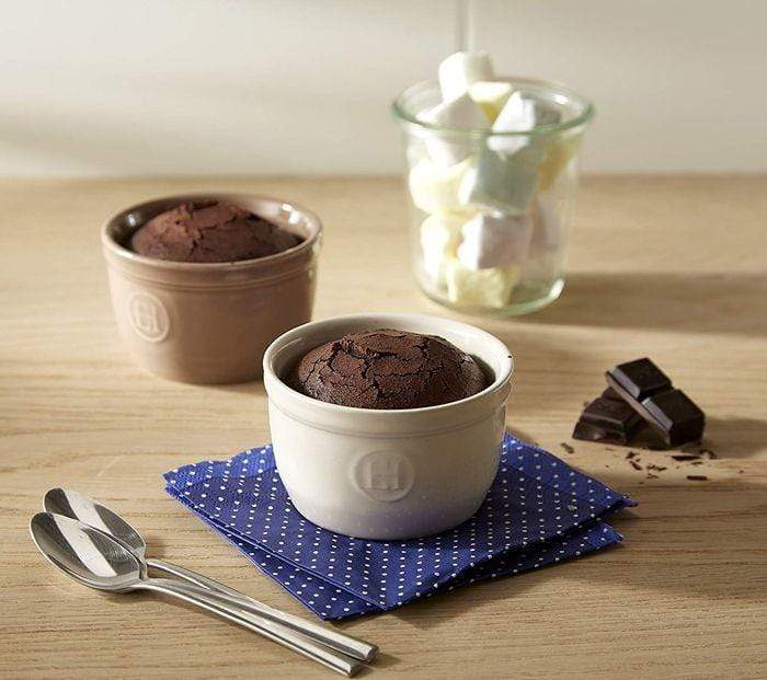 Tavola Cookware & Ovenware Emile Henry Cream Ramekin, 9.5cm (Set of 2)