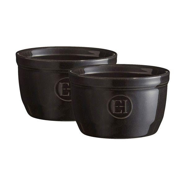 Tavola Cookware & Ovenware Emile Henry Ramekin, 10 cm, Black, (2pcs)