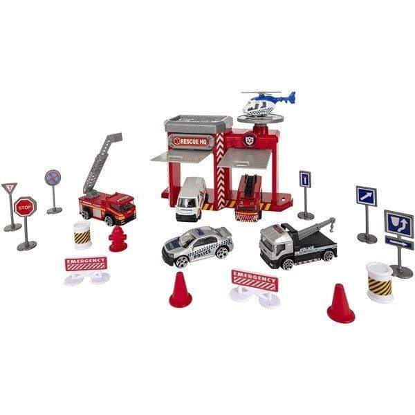 Teamsterz Toys Teamsterz Emergency Station Set - 21pc