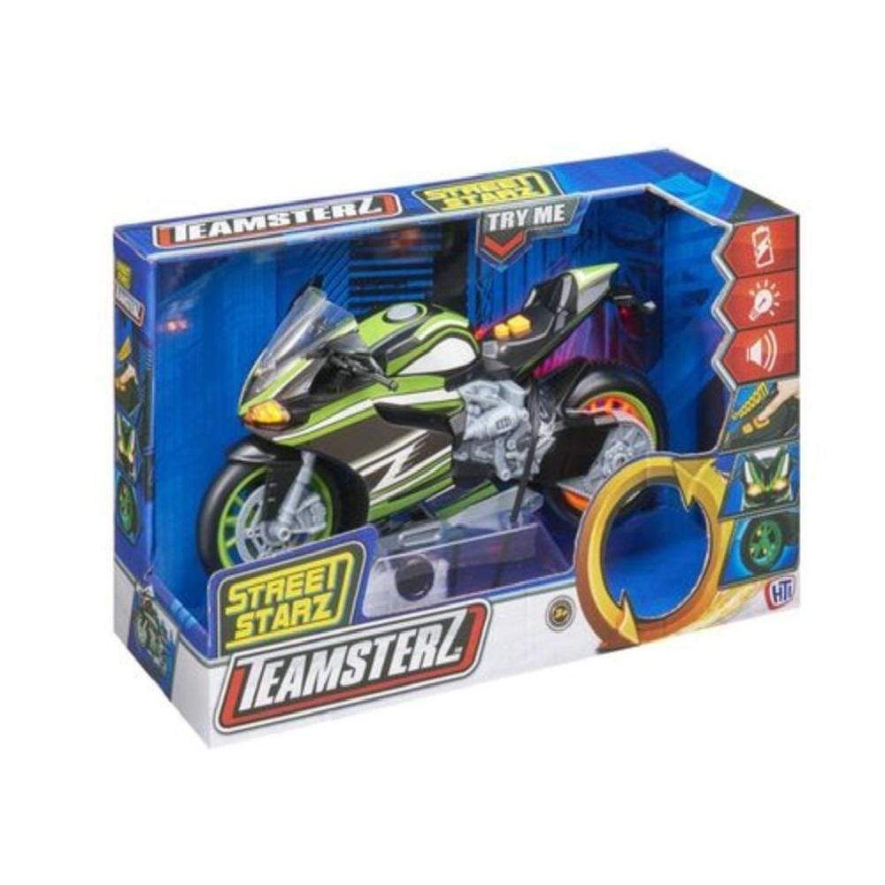 Teamsterz Toys Teamsterz Street Moverz Black M/Bike