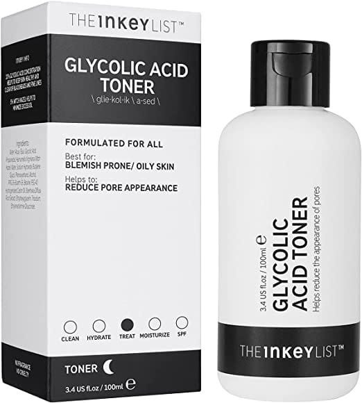 The INKEY List Facial Cleansers The Inkey List Glycolic Acid Toner 100ML