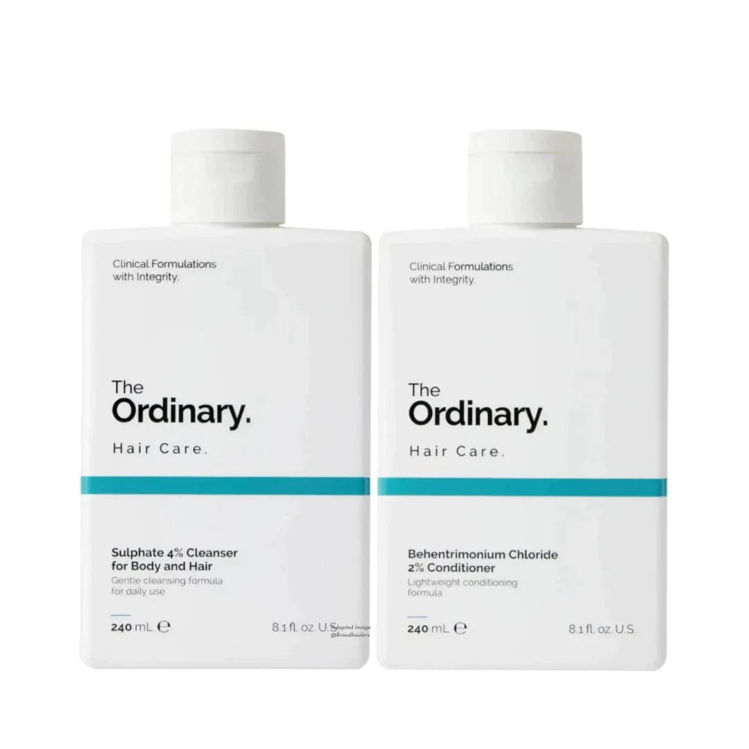 The Ordinary Beauty The Ordinary Sulphate 4% Cleanser for Body and Hair & Behentrimonium Chloride 2% Conditioner 240ml