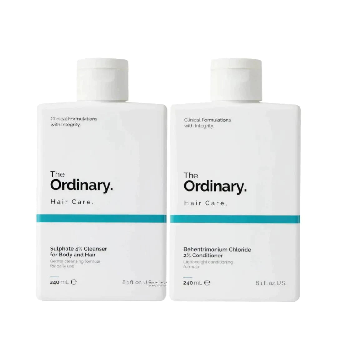 The Ordinary Beauty The Ordinary Sulphate 4% Cleanser for Body and Hair & Behentrimonium Chloride 2% Conditioner 240ml
