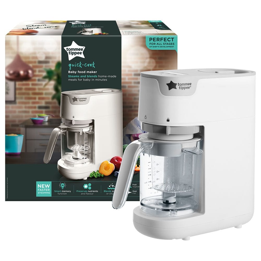 Tommee Tippee Babies Tommee Tippee Quick Cook Baby Food Maker Blender And Steamer - White