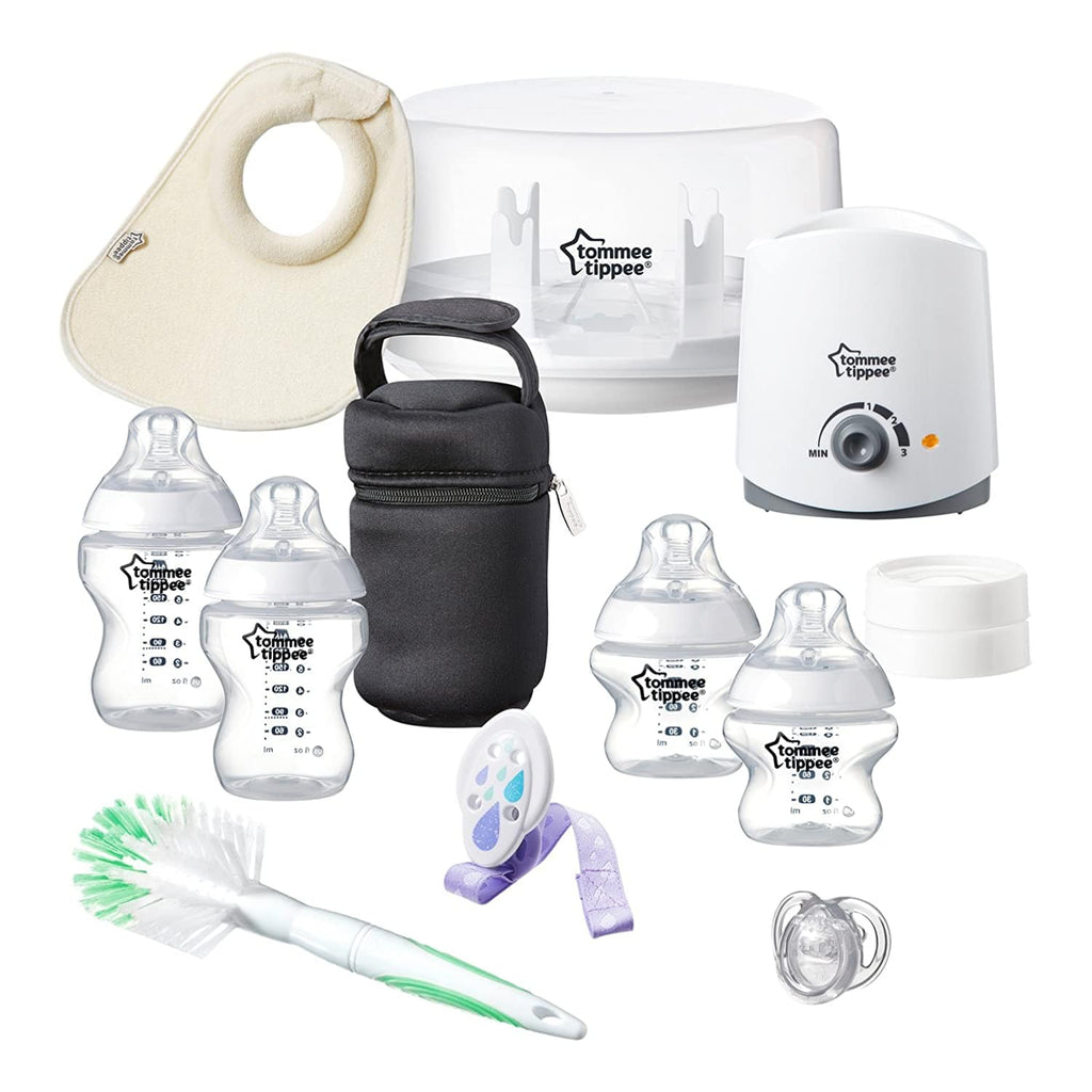Tommee Tippee baby accessories Tommee Tippee Closer to Nature New Born Kit Off White - 150 ml & 260 ml