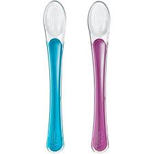 Tommee Tippee baby accessories Tommee Tippee Explora 1st Weaning Spoons Pack of 2 - Multicolour