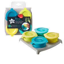 Tommee Tippee baby accessories Tommee Tippee Explora Pop Up Freezer Pots & Tray - Multicolour
