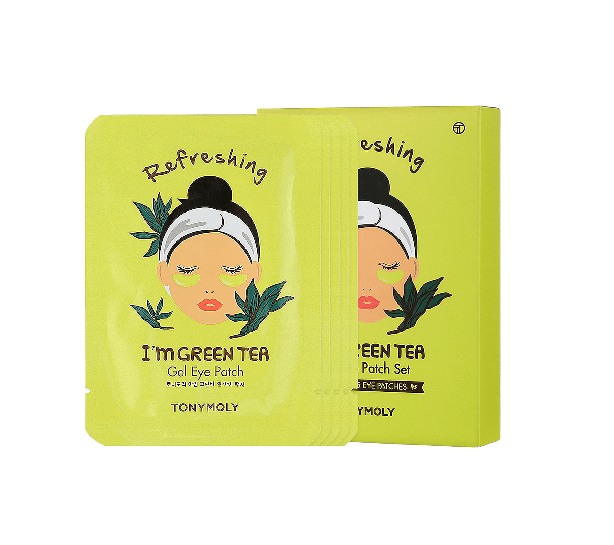 Tonymoly Beauty TONYMOLY I'm Green Tea Gel Eye Mask 5 Pack