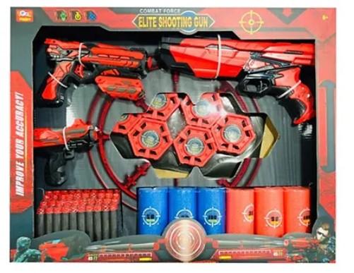 Toon Toyz Toys Toon Toyz Elite Shooting Gun Multicolor - Pack of 3
