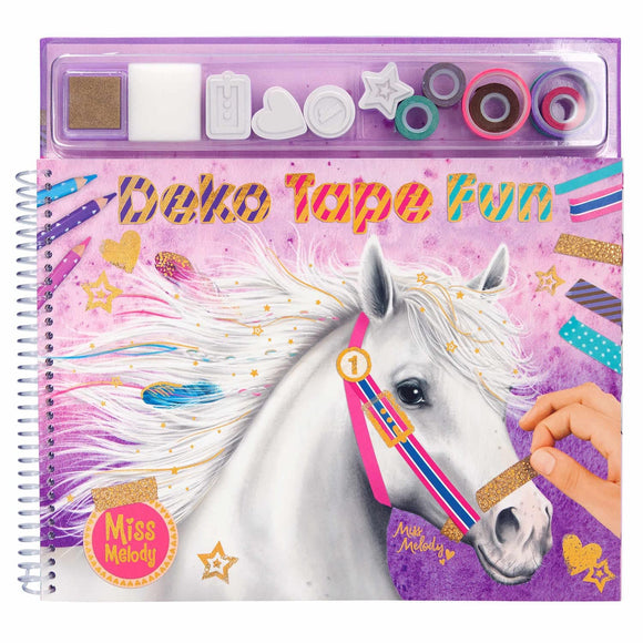 Top Model Toys Top Model Miss Melody Colouring Book, DeKo Tape Fun