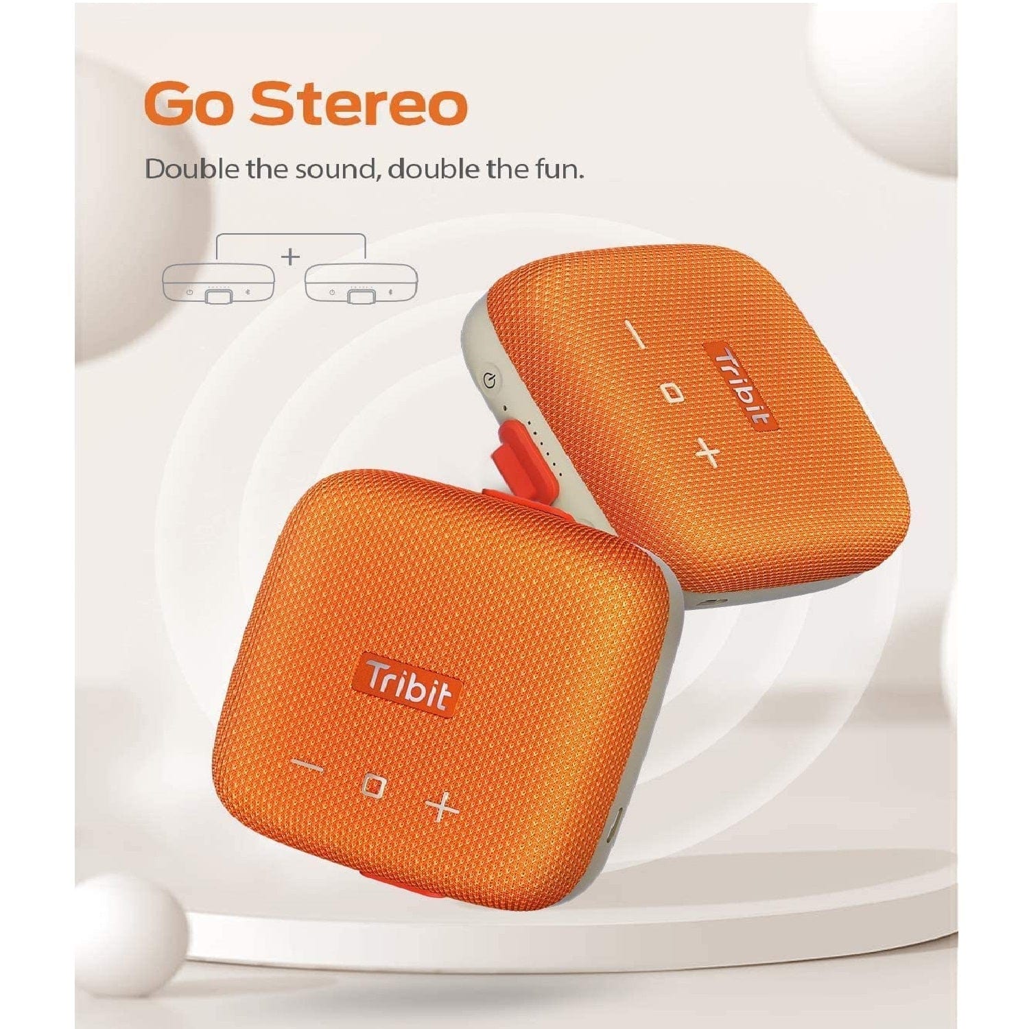 Tribit Electronics Tribit StormBox Micro Wireless Speaker BTS10 - Orange