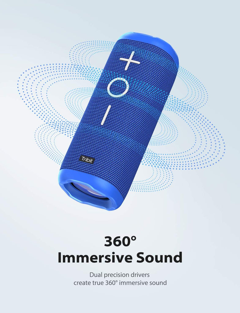 Tribit Electronics Tribit StormBox Wireless Speaker BTS30 - Blue