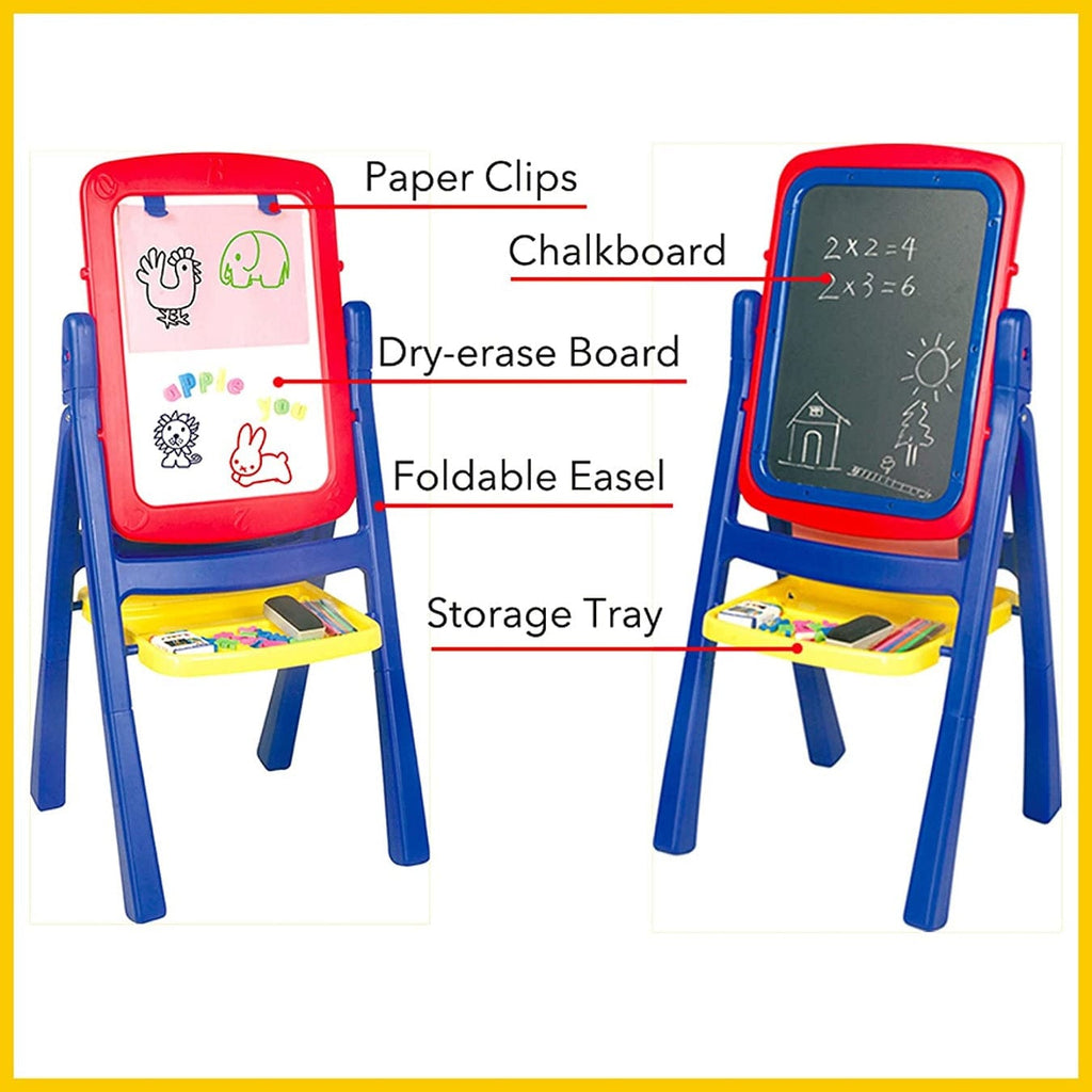 TTC Toys TTC Kids Easel 4 in 1 Double Sided Drawing Board