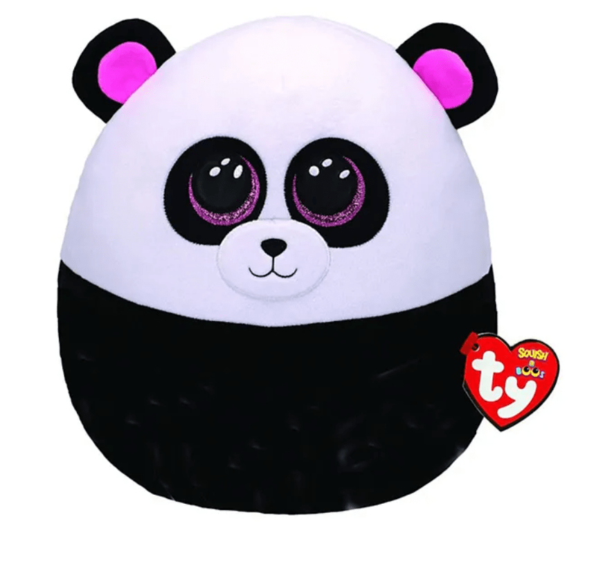 Ty Squish Toys Ty Squish-A-Boos Bamboo The Panda Soft Toy Multicolour - 35.56 cm