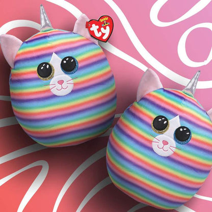 Ty Squish Toys TY Squish-A-Boos Heather Cat Plush Toy - 14 inches