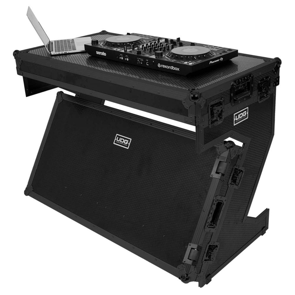 UDG Electronics U91072BL - UDG Ultimate FlightCase Portable Z-Style DJ Table Bl Plus(W)