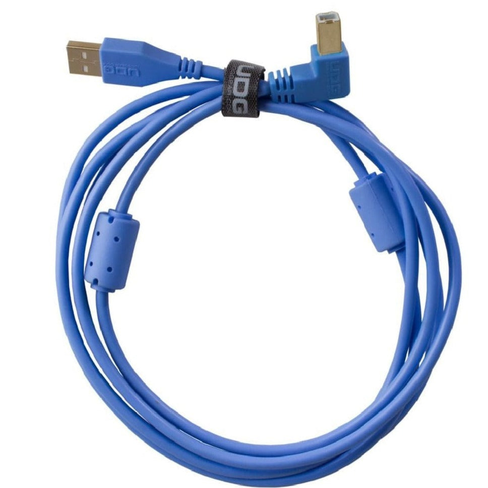 UDG Electronics U95004LB - UDG Ultimate Audio Cable USB 2.0 A-B Blue Angled 1m