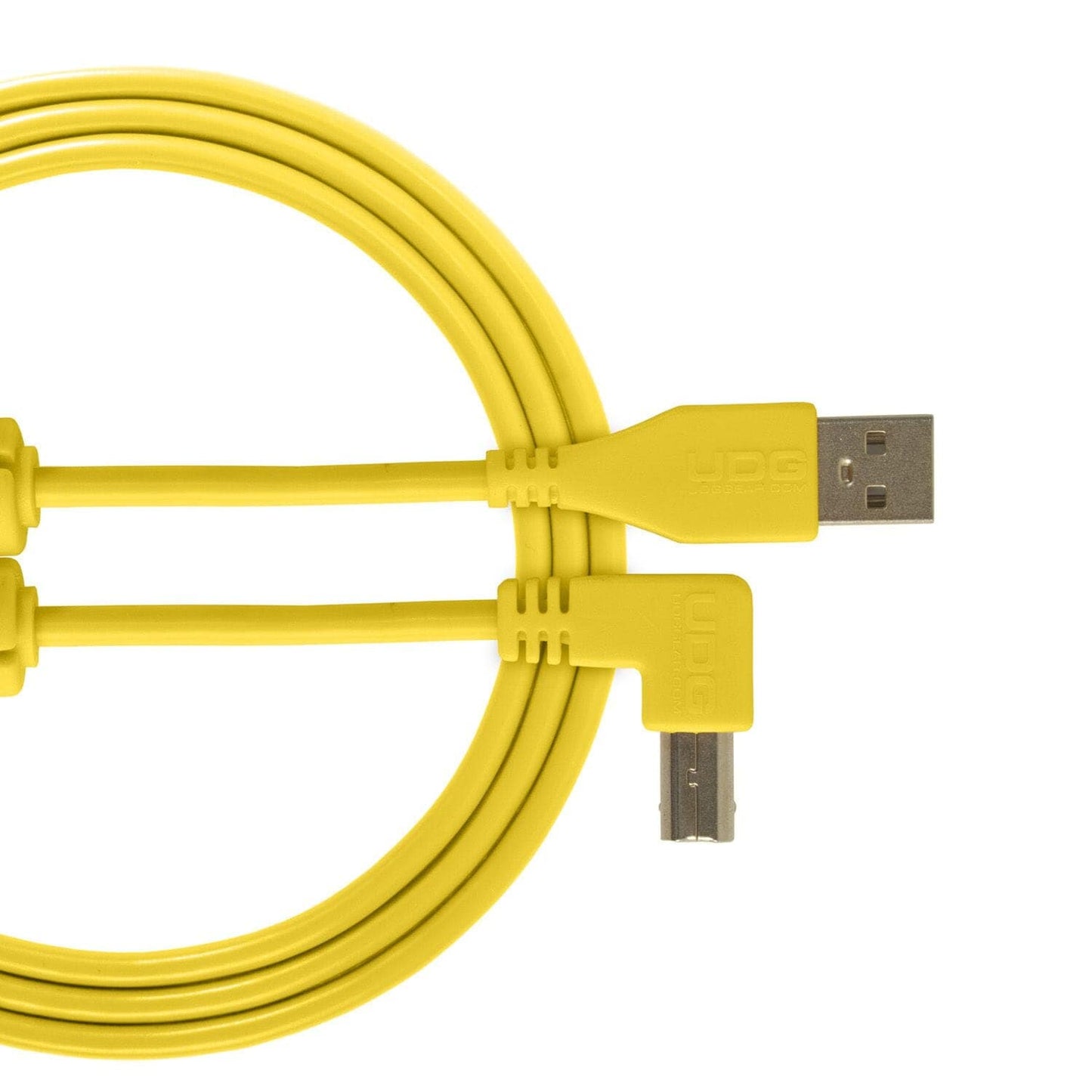 UDG Electronics U95006YL - UDG Ultimate Audio Cable USB 2.0 A-B Yellow Angled 3m