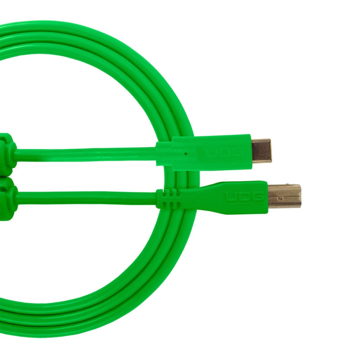 UDG Electronics U96001GR - UDG Ultimate Audio Cable USB 2.0 C-B Green Straight 1,5m